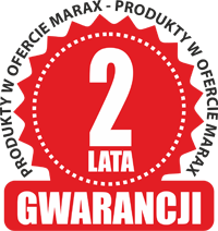 Dwa lata gwarancji od MARAX