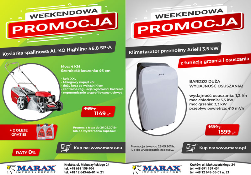 Promocja 24-26 maja 2019