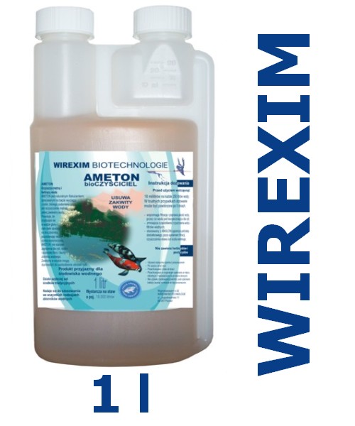 Płyn do usuwania zakwitów wody WIREXIM BIOTECHNOLOGIE Ameton 1 litr