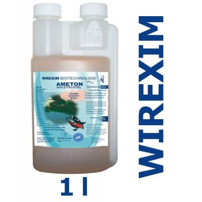 STAWY, OCZKA WODNE: biologiczny, bezpieczny dla ryb płyn do usuwania zakwitów wody WIREXIM BIOTECHNOLOGIE Ameton 1 litr na 18000l
