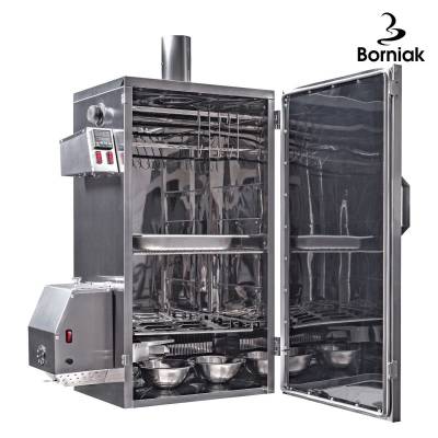 Wędzarnia elektryczna barbecue BBQ, smoker cyfrowy z generatorem dymu Borniak BBDS-70 SIMPLY V1.3 INOX 10kg wsadu - PROMOCJA: raty 0%