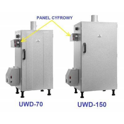 Wędzarnia elektryczna, cyfrowa z generatorem dymu Borniak UWD-150 V.1.3 w obudowie Alu-Cynk - PROMOCJA: raty 0% - OSTATNIA SZTUKA!