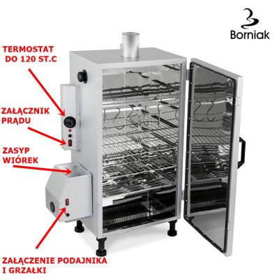 Ruszt nierdzewny PW-70 do wędzarni Borniak serii 70: UW-70 / UWD-70 / UWDS-70 / BBDS-70
