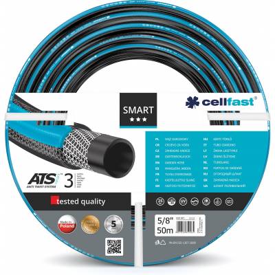 Wąż ogrodowy mrozoodporny CELLFAST SMART ATSV 5/8" cala długość: 50m, kod: 13-111